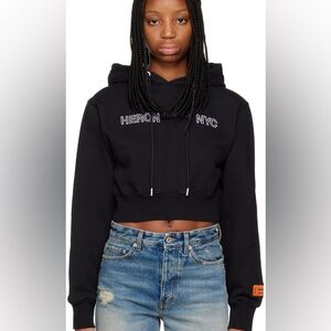 Heron Preston Black Women's Hoodie Sweater